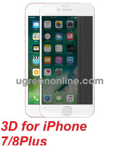 Mipow 87994 BJ91 - WT Dán cường lực chống nhìn trộm Kingbull 3D for iPhone 7/8Plus white ( BJ91-WT )10087994